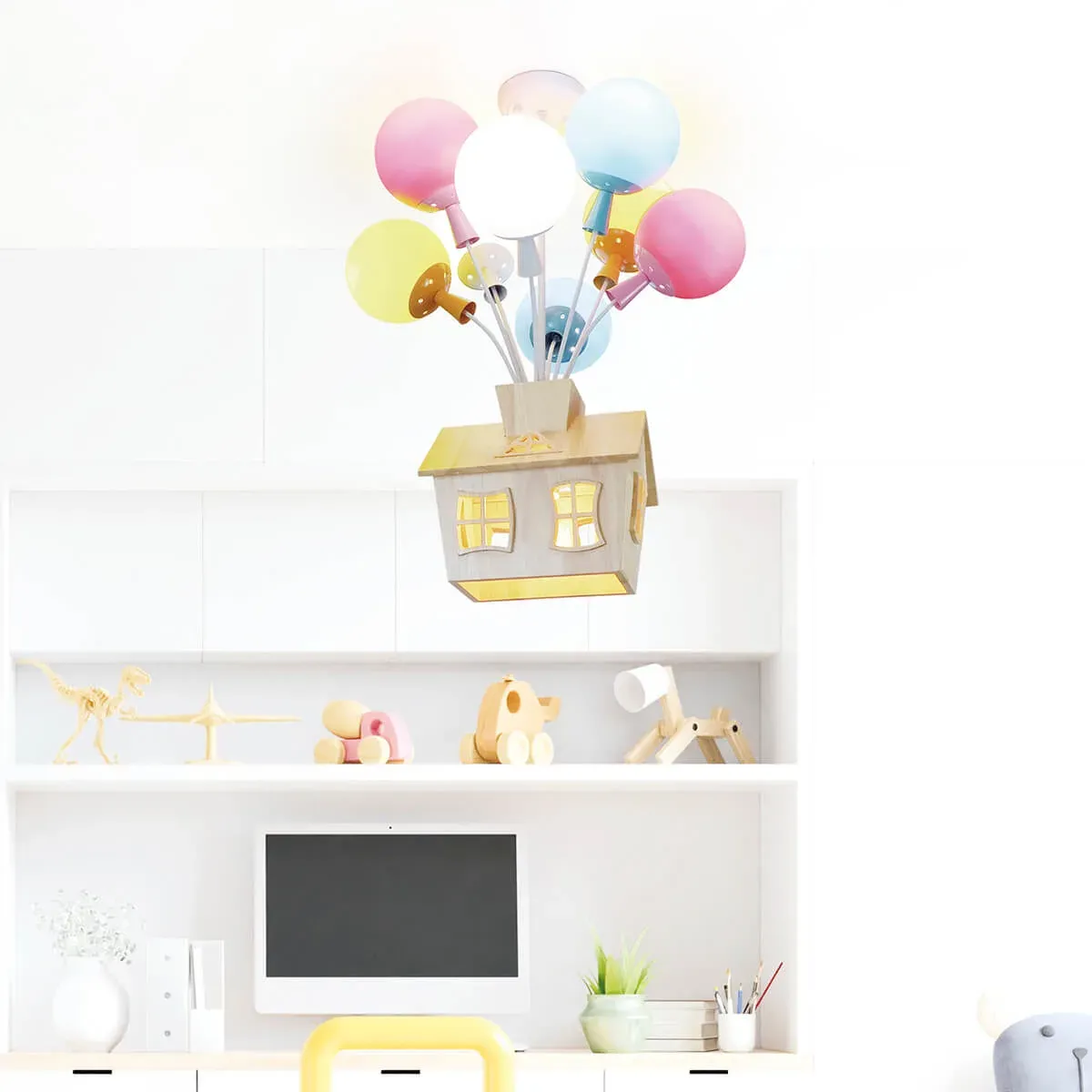 Lámpara infantil modelo Casa con globos «Up» - Imagen 2