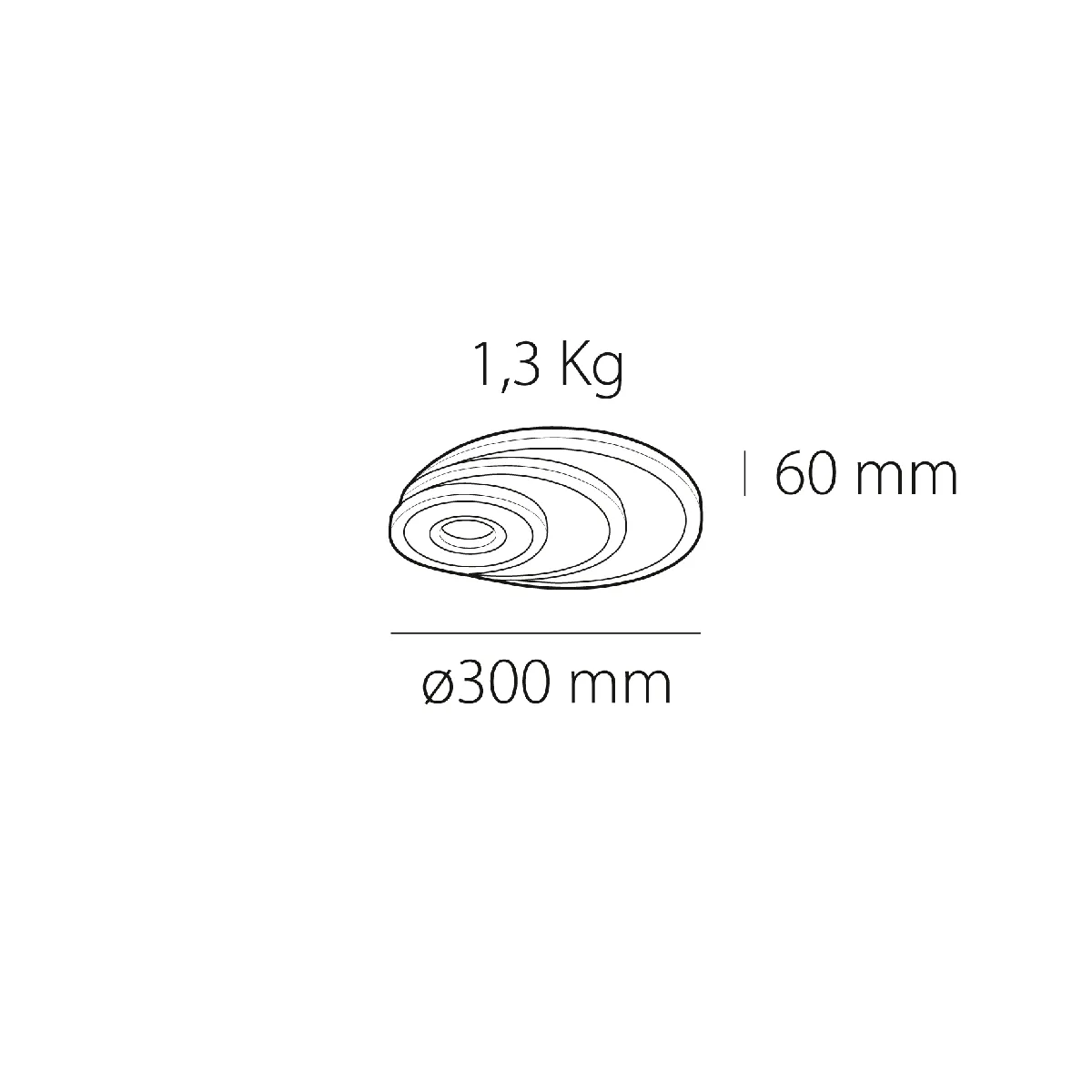Plafón LED modelo Albiorix con diseño circular - Imagen 9