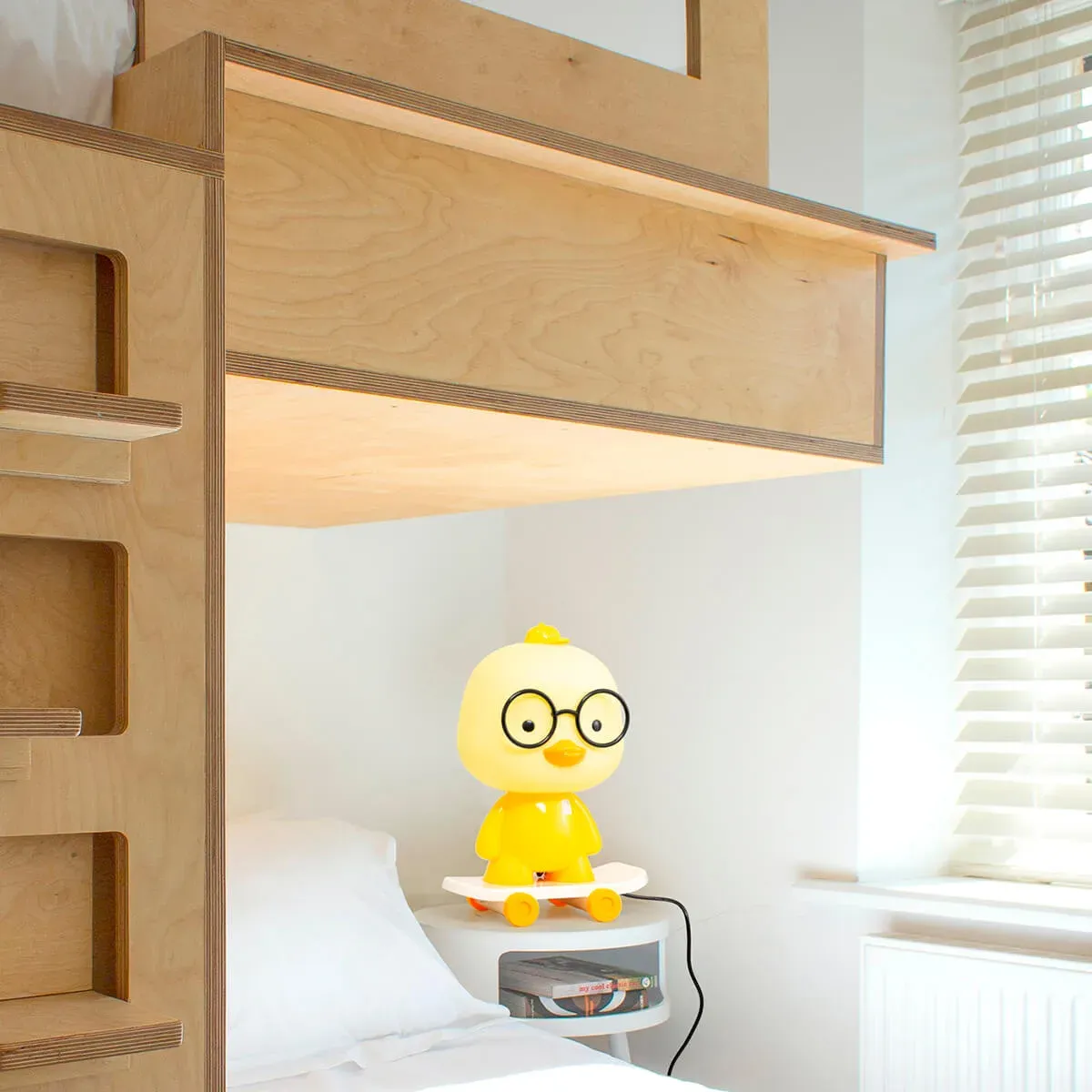 Lámpara de Sobremesa Infantil Pato Skater