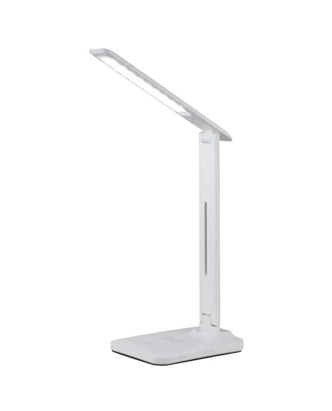 Flexo LED Blanco Rid 10W con Carga Inalámbrica y Control Táctil - Imagen 2