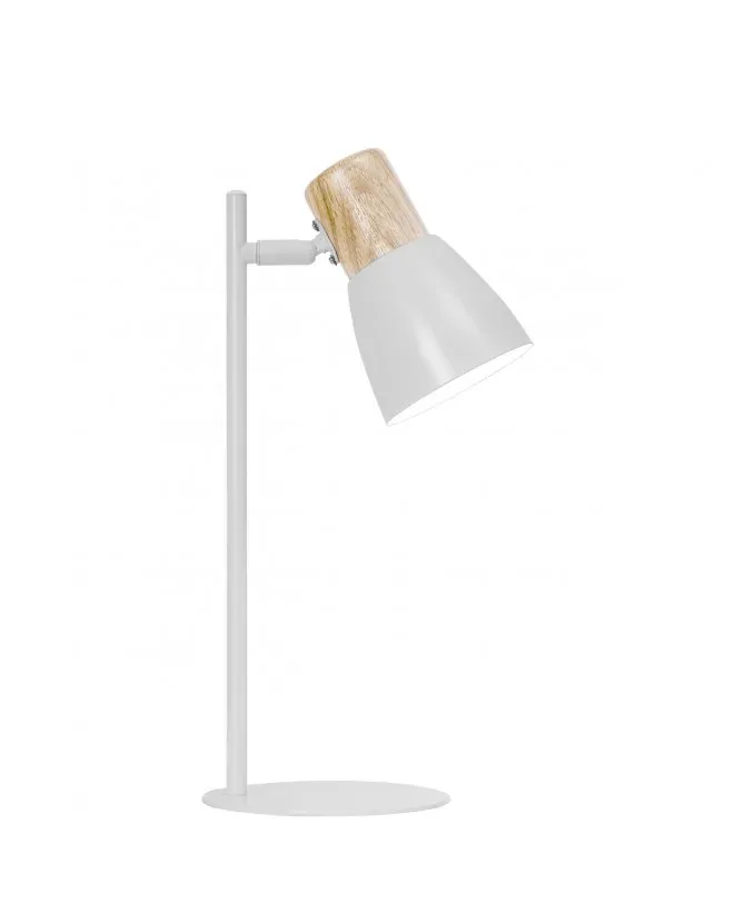 Flexo Cabin Blanco-Madera 1 x 60W con Cabezal Orientable - Imagen 4