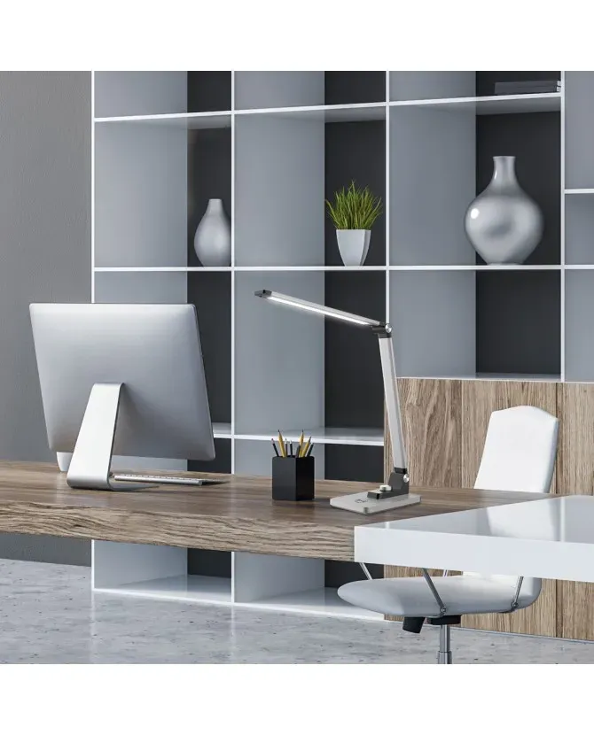 Lámpara de escritorio LED Nelson con carga inalámbrica - Imagen 3