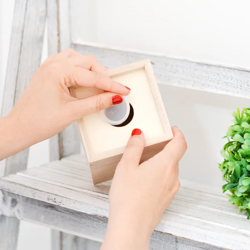 Hucha de madera personalizada - Imagen 3