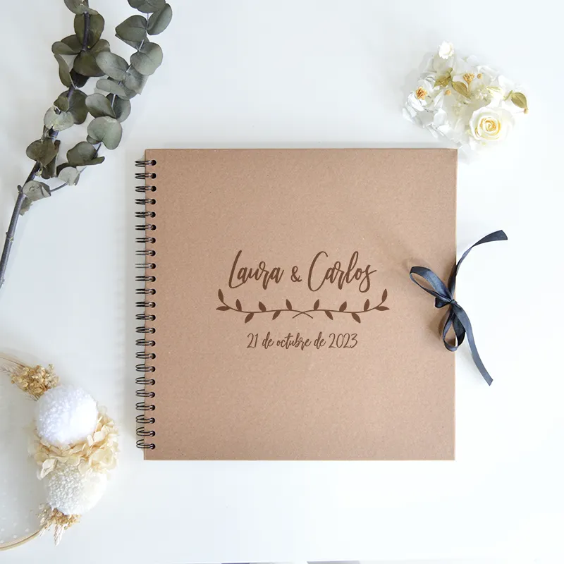 Libro de firmas / álbum para bodas - Imagen 3