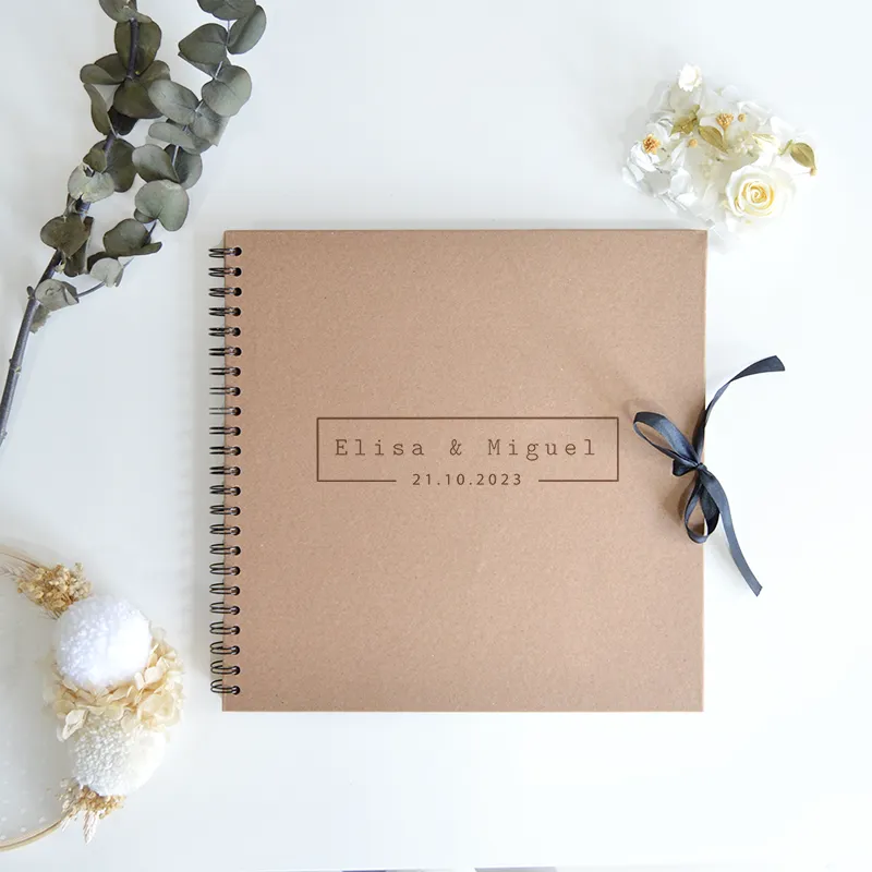 Libro de firmas / álbum para bodas - Imagen 2