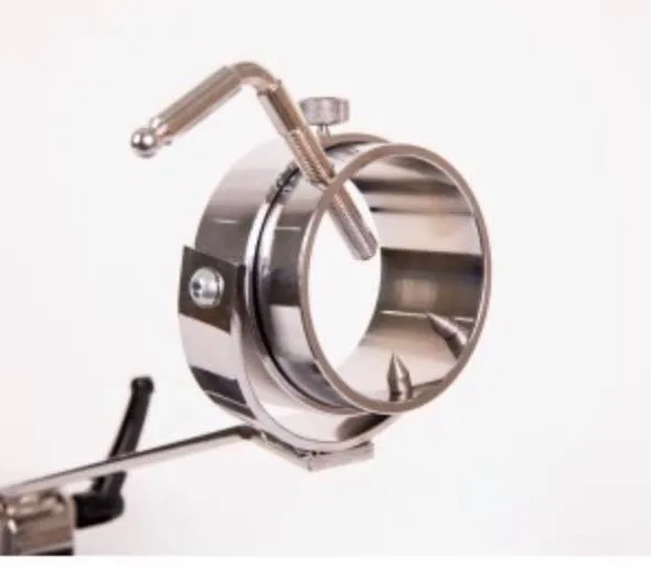 Soporte Jamonero basculante con cabezal Giratorio y base Polietileno ,(imitación marmol-granito). - Imagen 2