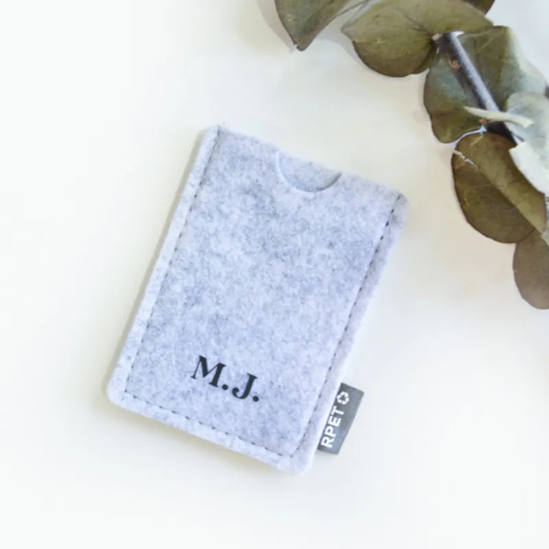 Tarjetero ecológico personalizado