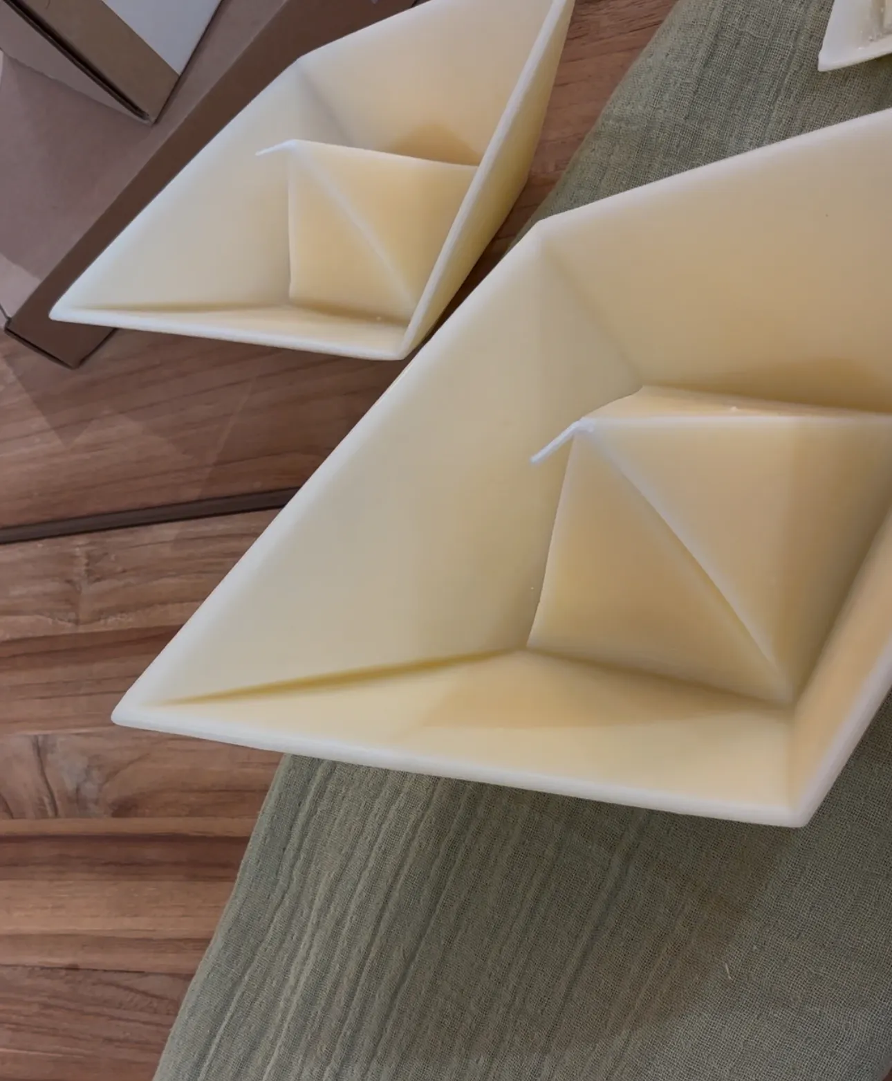 Vela decorativa Bajel Natural Medium - Imagen 5