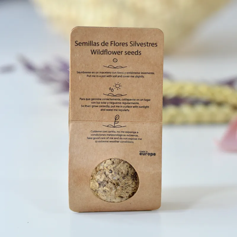 Bombón semillas flores personalizado - Imagen 2