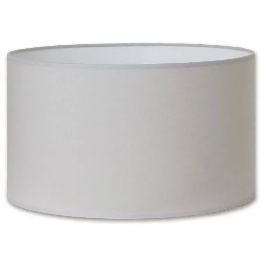 Pantalla de tela cilíndrica en varios colores para lámparas de mesa, pie o techo