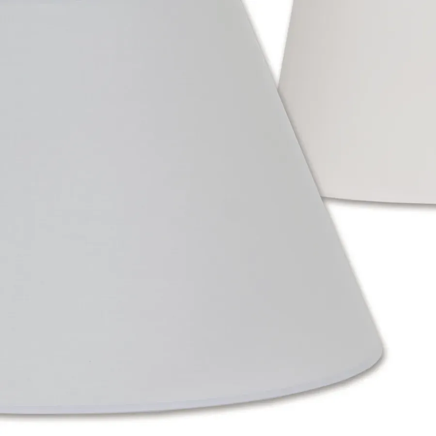 Pantalla de tela varios colores forma cónica abierta para lámparas - Imagen 7