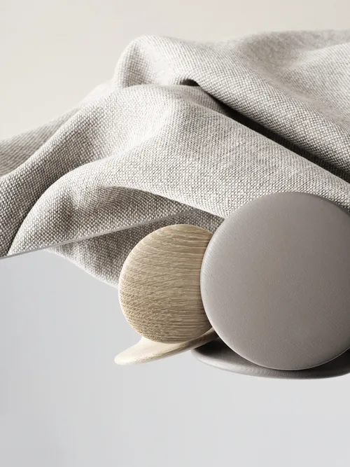 Perchero de pared Dots en madera de roble Natural Small - Imagen 4