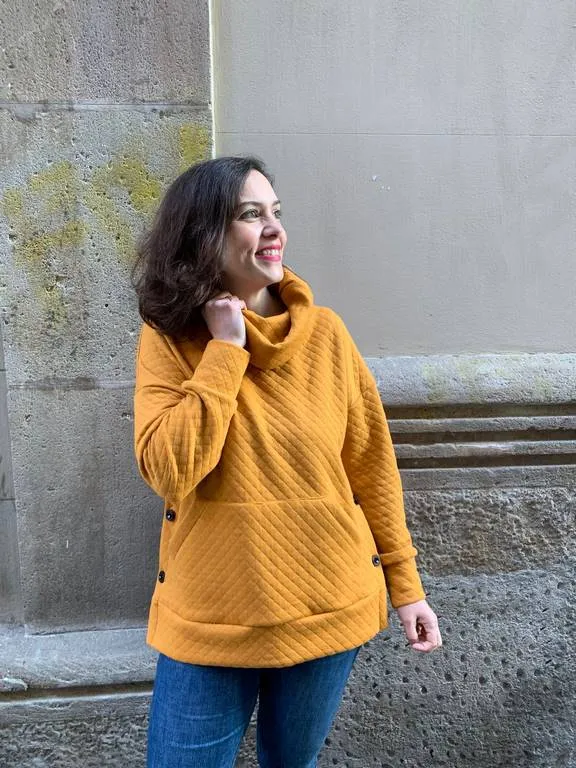 Sudadera Lactancia Detela Mostaza - Imagen 2