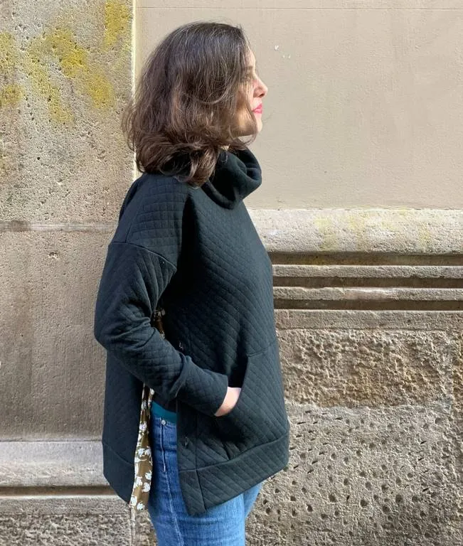 Sudadera Lactancia Detela Negra - Imagen 3