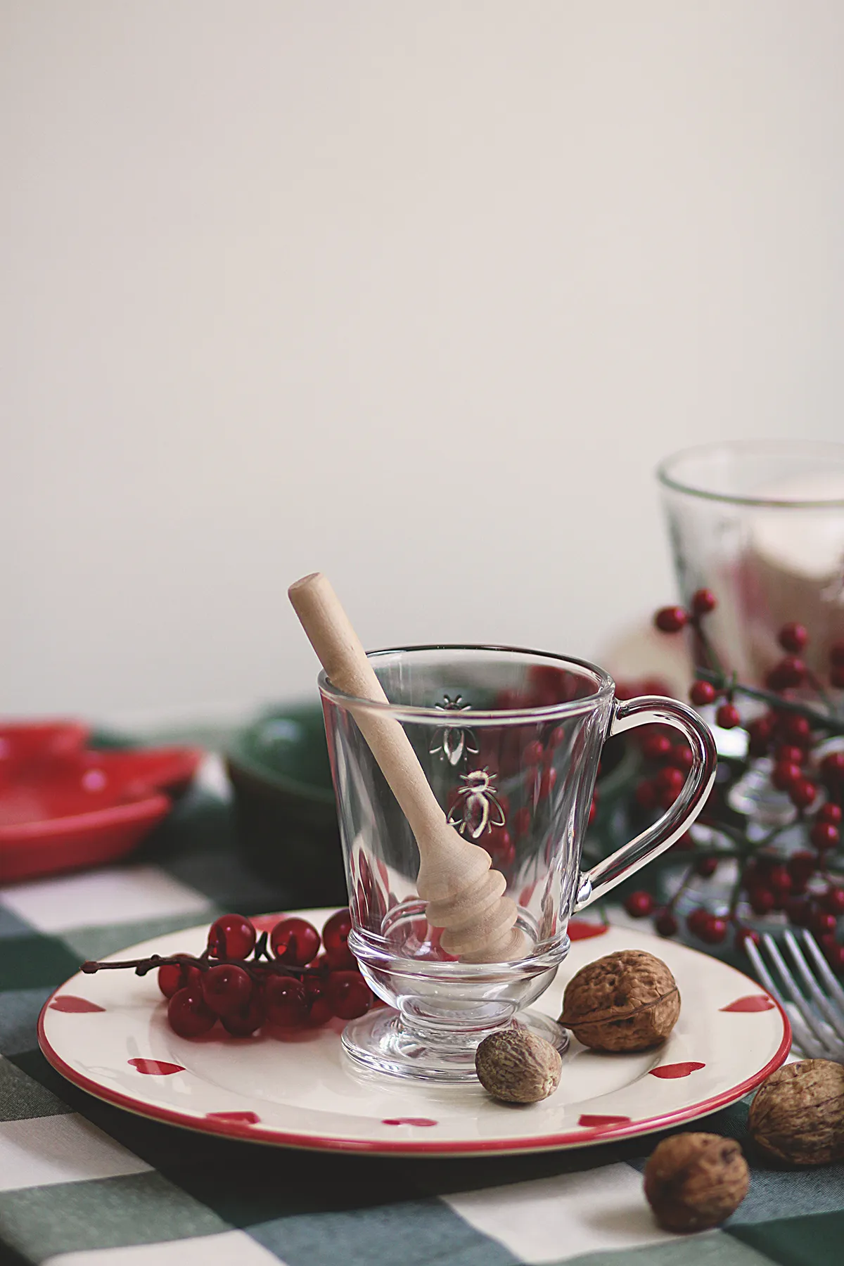 Taza mug Abejas – Transparente – Cristal Francés - Imagen 3