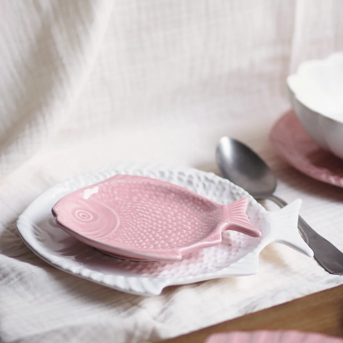 Platito pan – Pez – Rosa - Imagen 2