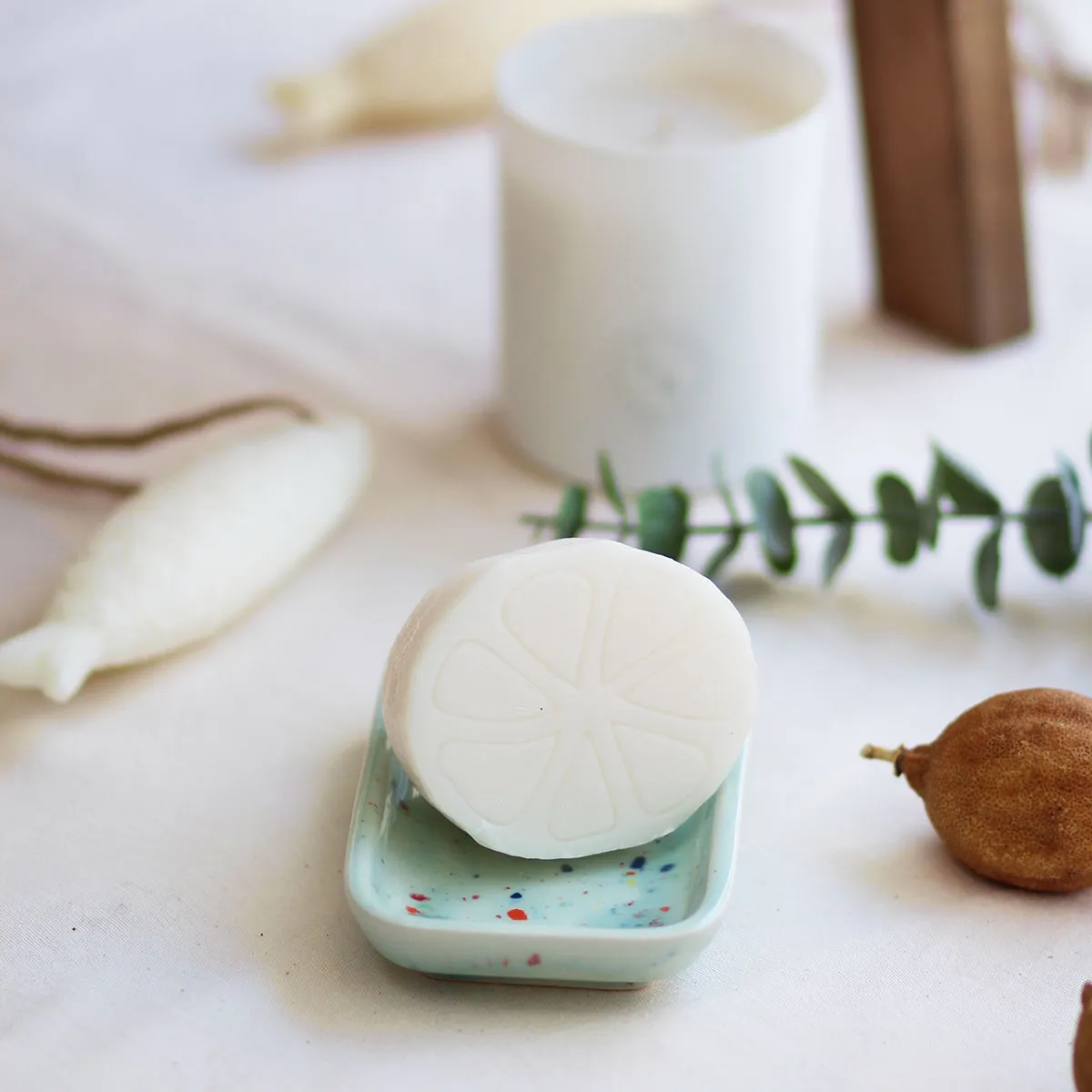 Bandejita rectangular – Mint – Colección pinceladas - Imagen 2