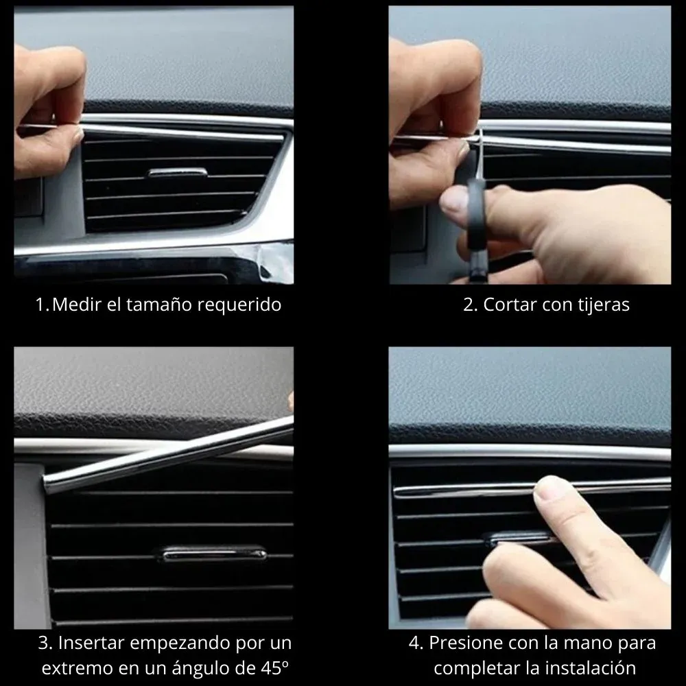 Tiras Decorativas para Salida de Ventilación - Imagen 3