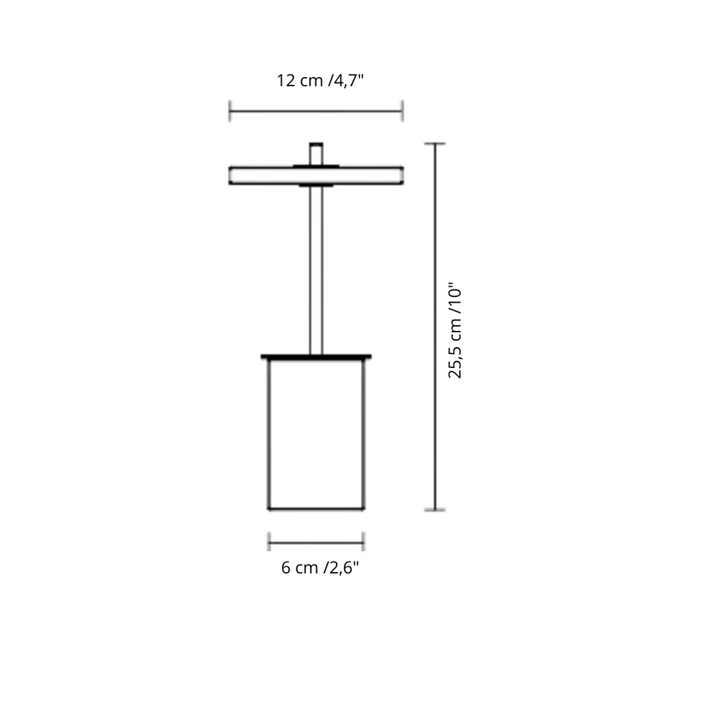 Lámpara de mesa portátil Asteria Move Mini en acero Red Marble - Imagen 8