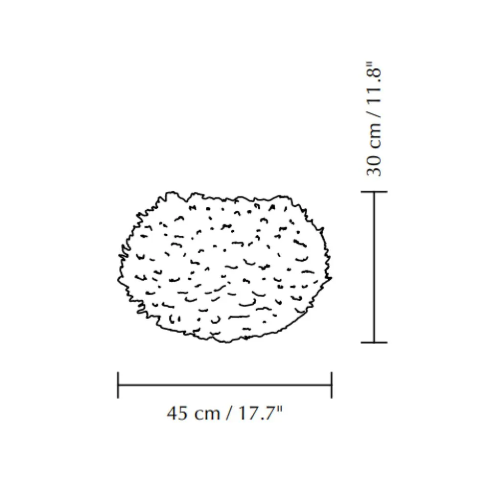 Pantalla de lámpara Eos Medium con plumas Light Grey - Imagen 7