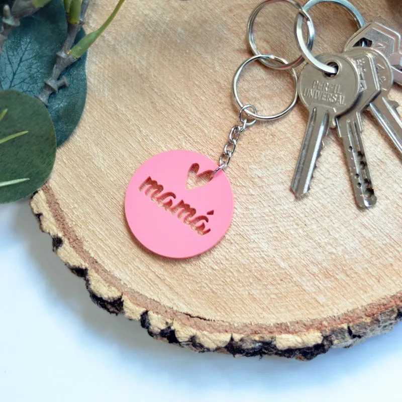 Llavero acrílico mamá Día de la Madre