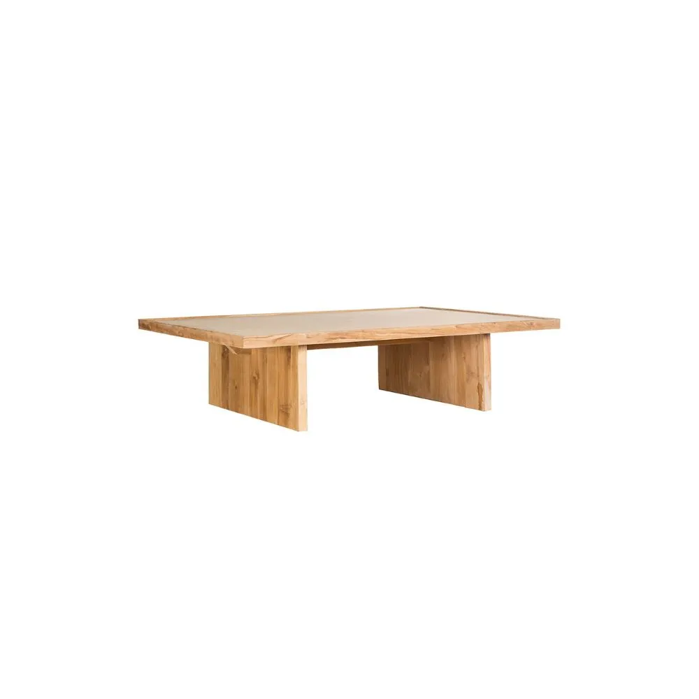 Mesa de centro Cote 130 en madera teca Natural