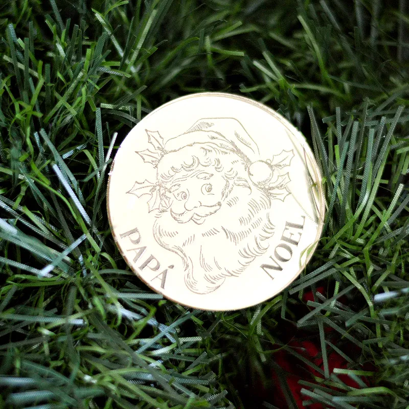 Moneda mágica de Papá Noel