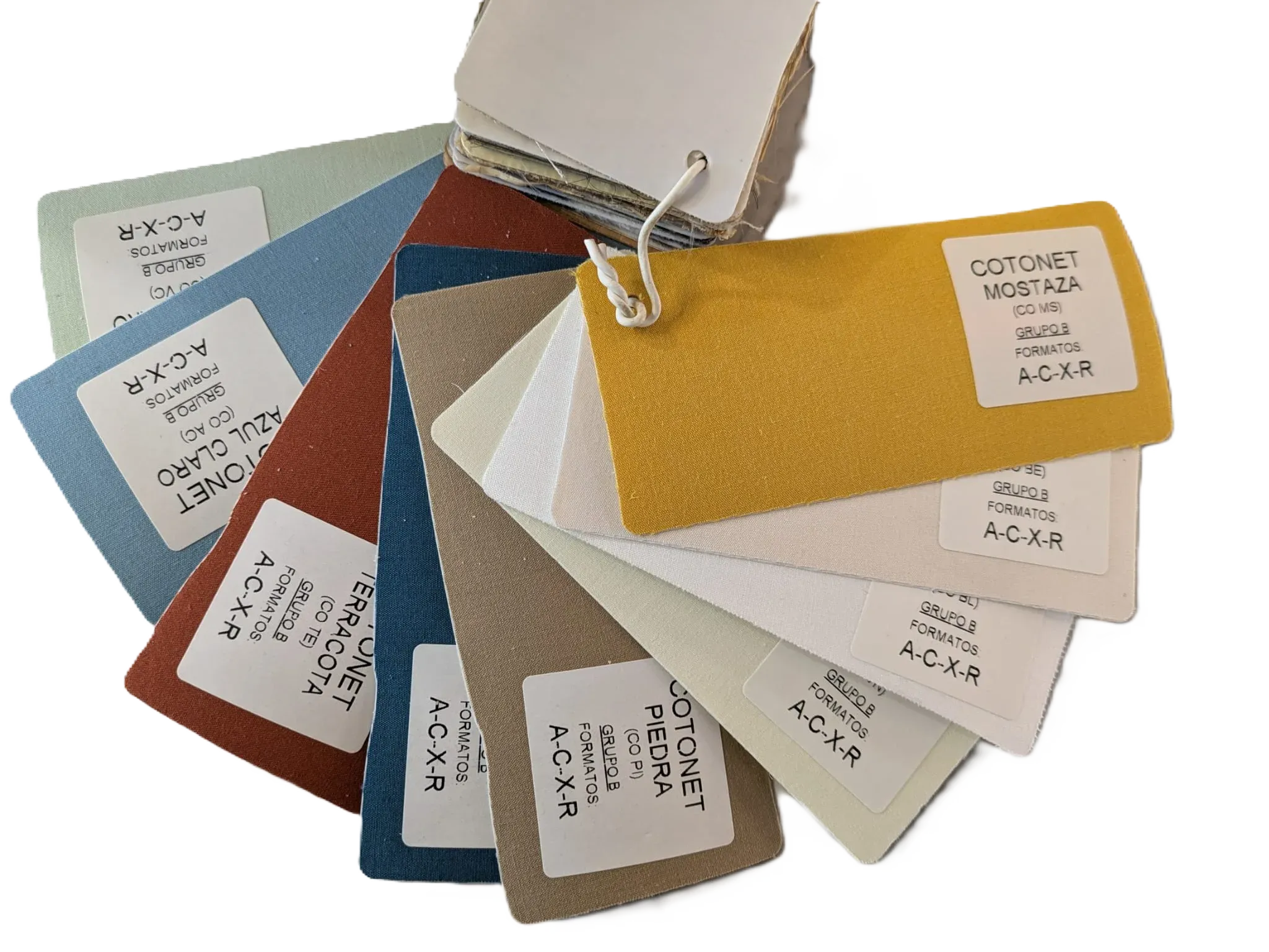 Pantalla de tela varios colores forma cónica abierta para lámparas - Imagen 6