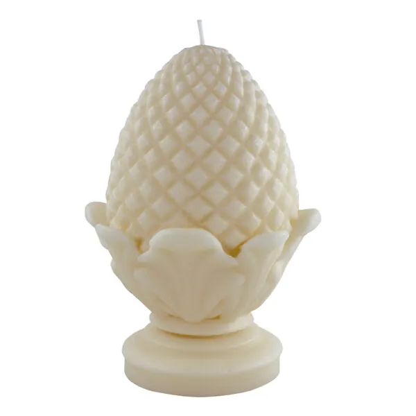 Vela decorativa Pinacle Natural Large