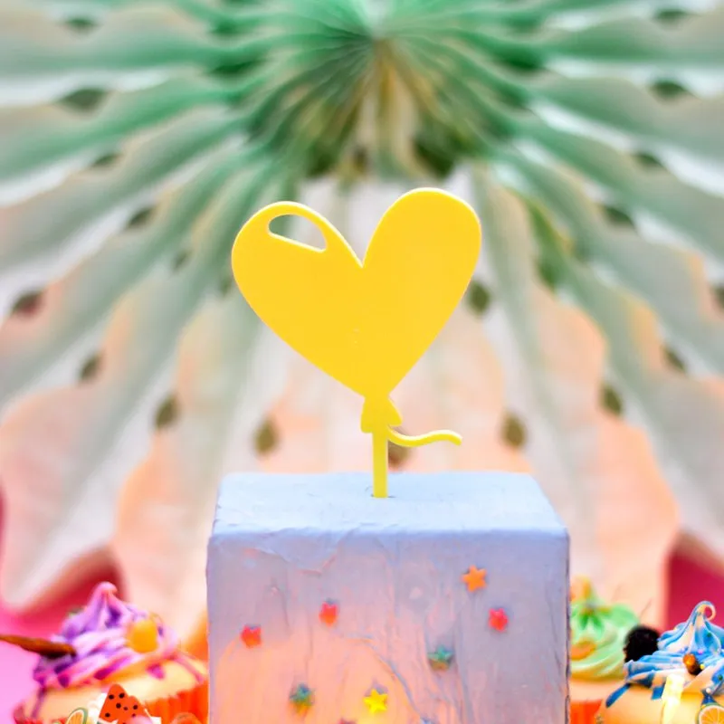 Topper San Valentín Corazón globo - Imagen 2