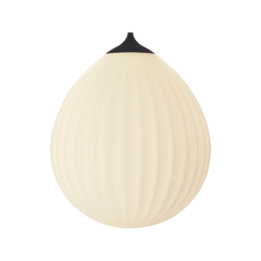 Lámpara colgante Around the World Large en cristal Black Top - Imagen 2