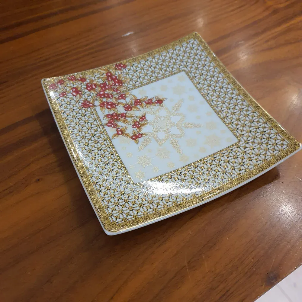 Centro Christmas in your heart de porcelana de Rosenthal Versace - Imagen 2