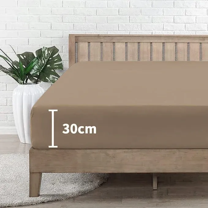 Bajera Ajustable Para Cama Con 50% Poliéster 50% Algodón Beige - Imagen 3