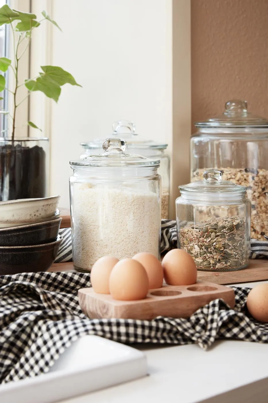 Tarro de cristal con tapa Glass 1900 ml Crystal - Imagen 3