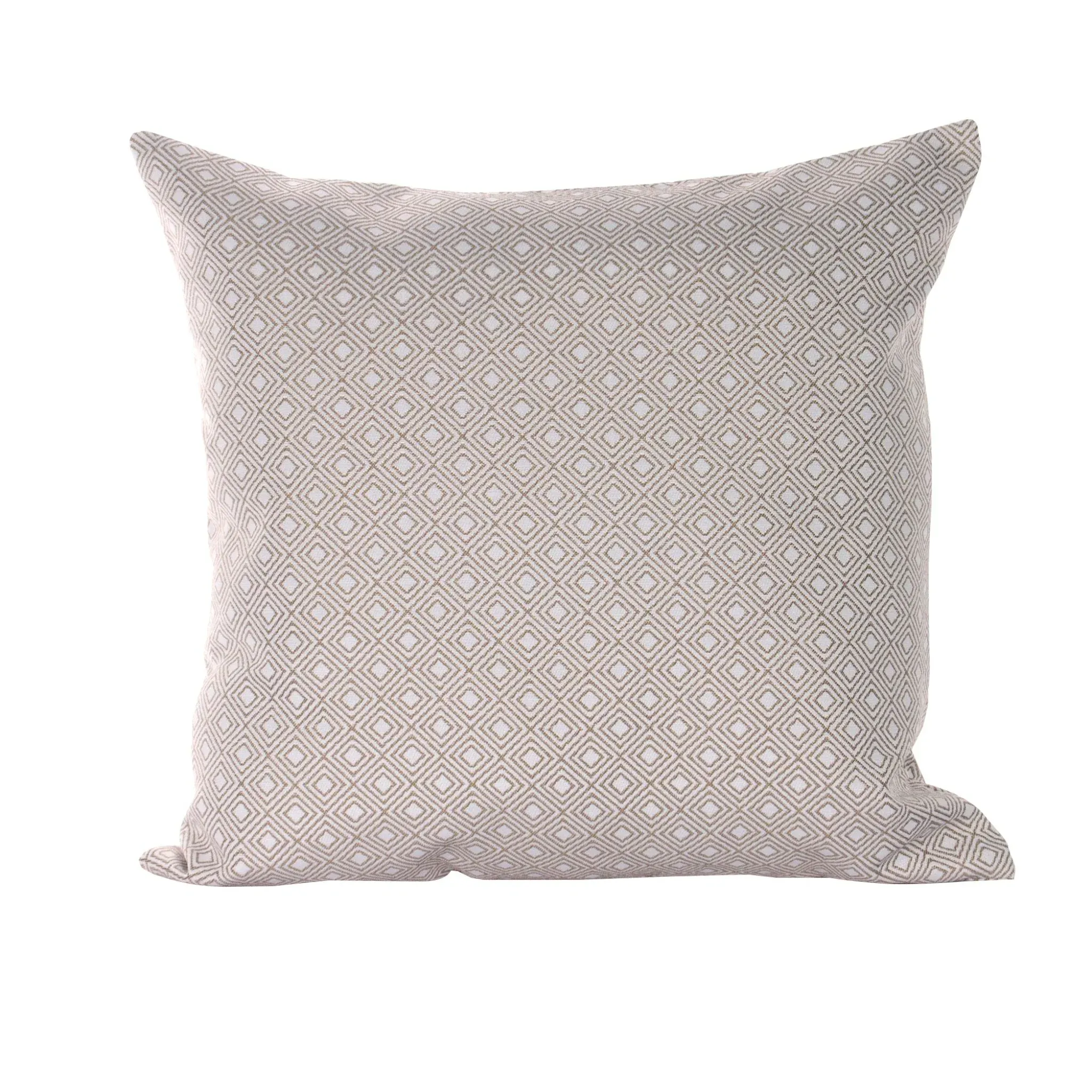 Cojín Jacquard Algodón Y Poliéster Con Diseño De Forma De Diamante