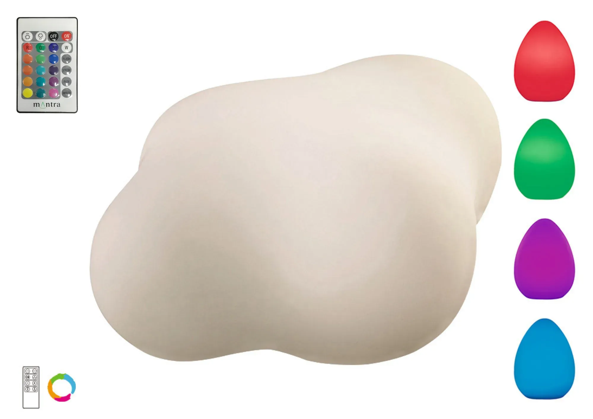 Lámpara de sobremesa portátil nube EOS LED RGB - Imagen 2