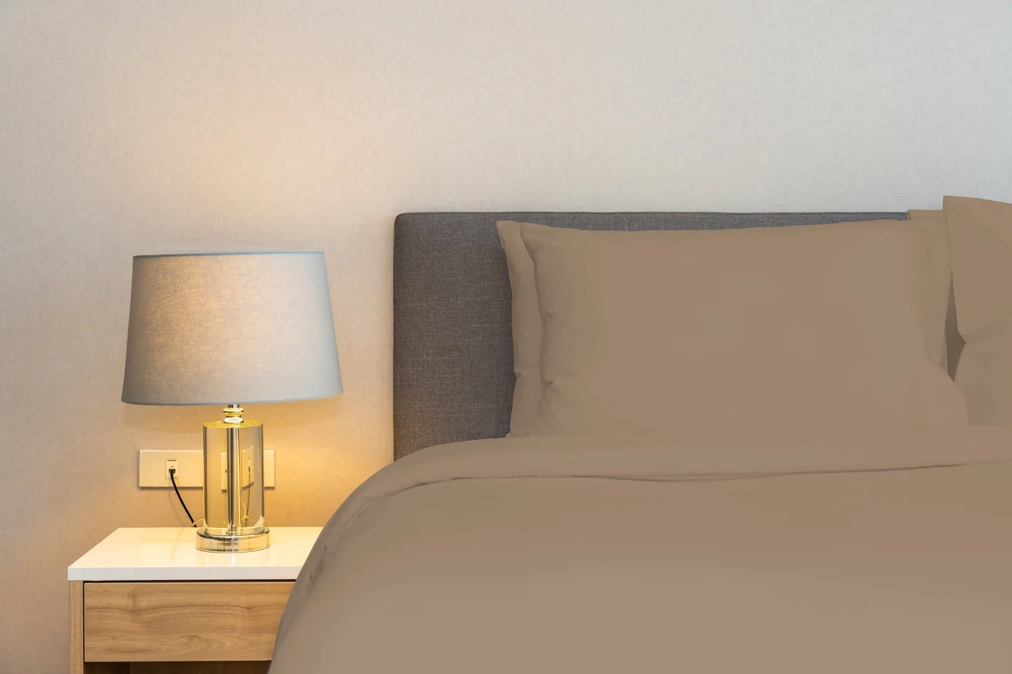 Funda De Almohada Con Diversos Tamaño 50% Poliéster 50% Algodón Beige