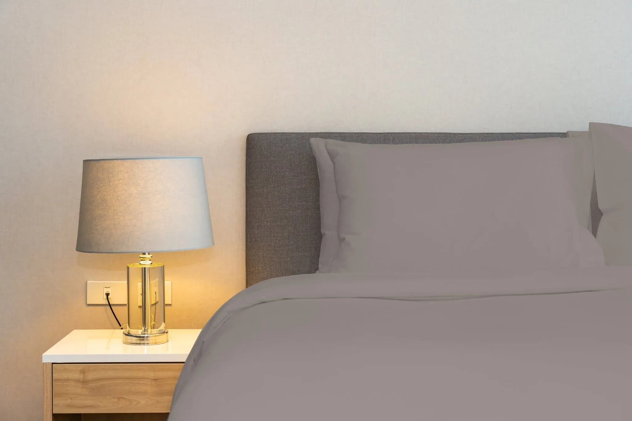 Funda De Almohada Con Diversos Tamaño 50% Poliéster 50% Algodón Gris Claro