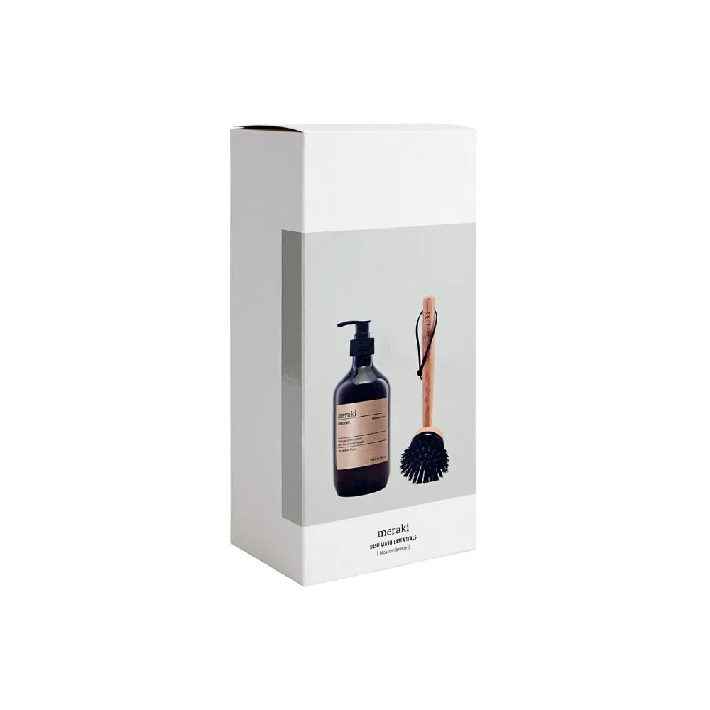 Kit de jabón y cepillo para platos Blossom Breeze White - Imagen 2