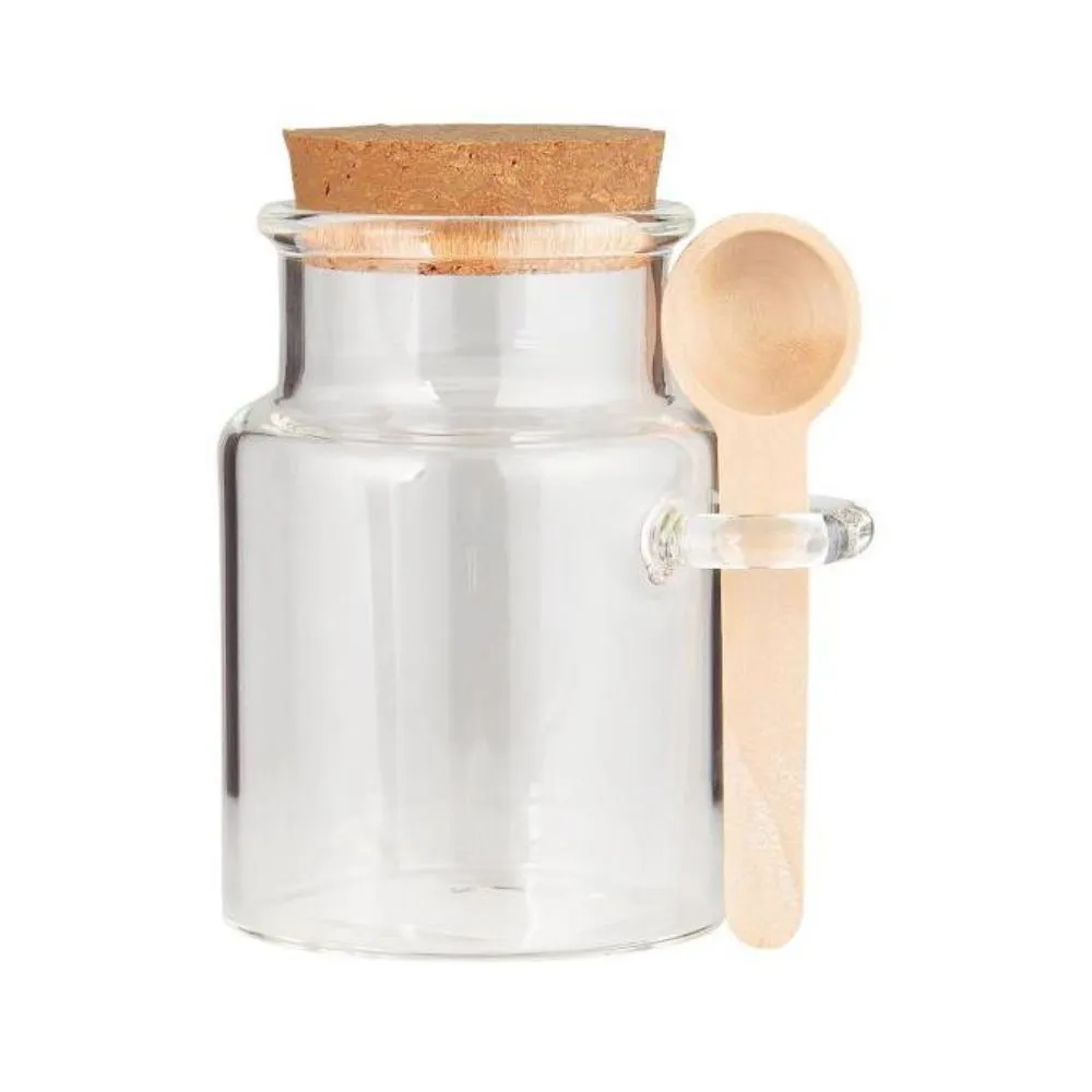 Tarro de cristal con cuchara Glass 300 ml Crystal