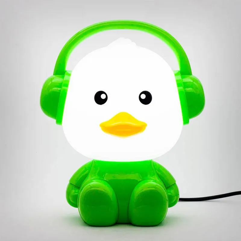 Lámpara de Sobremesa Infantil Pato con cascos