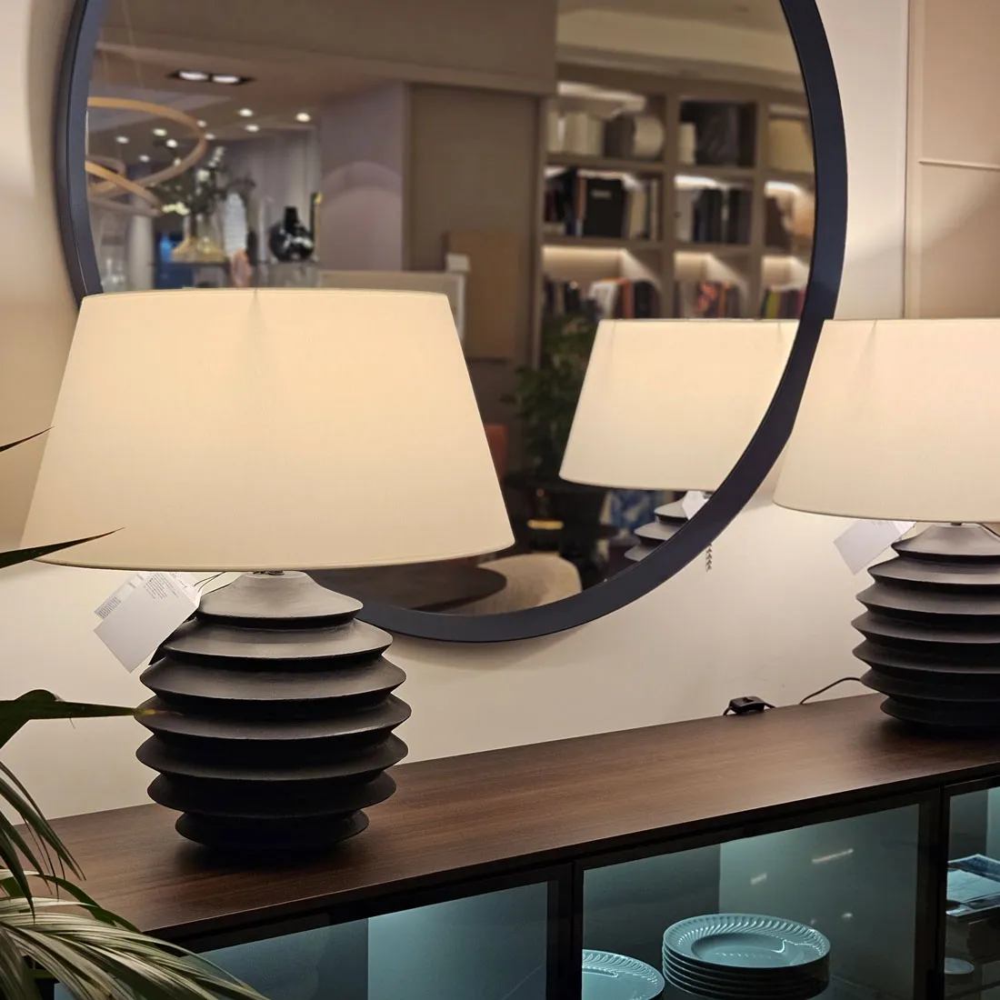 Lámpara Abruzzo negra - Imagen 2