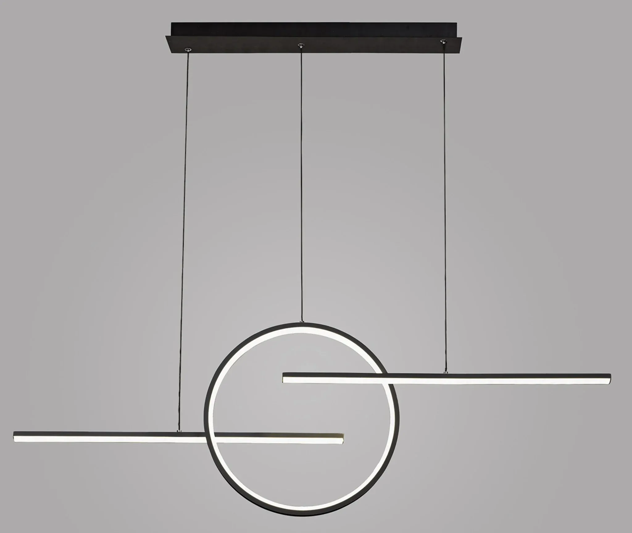 Lámpara colgante LED modelo Kitesurf con diseño geométrico moderno