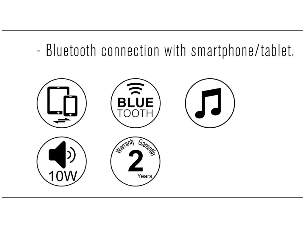 Lámpara plafón o aplique EOS MUSIC con Bluetooth y diseño de nube - Imagen 4