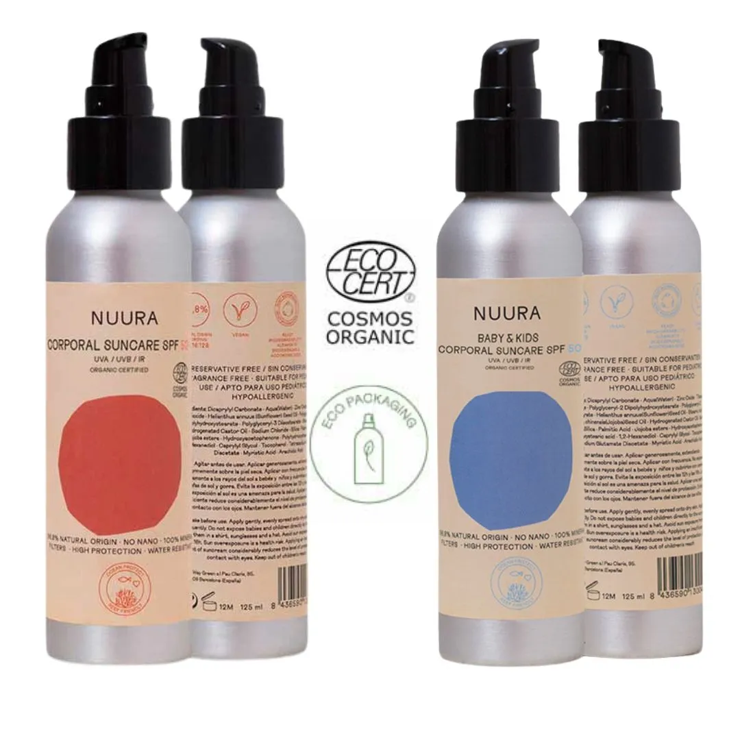 Protección Solar Orgánica Corporal – Niñas y Adultas – Nuura
