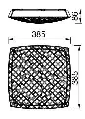 Plafón LED URBAN Negro – Disponible en 56W y 80W - Imagen 7