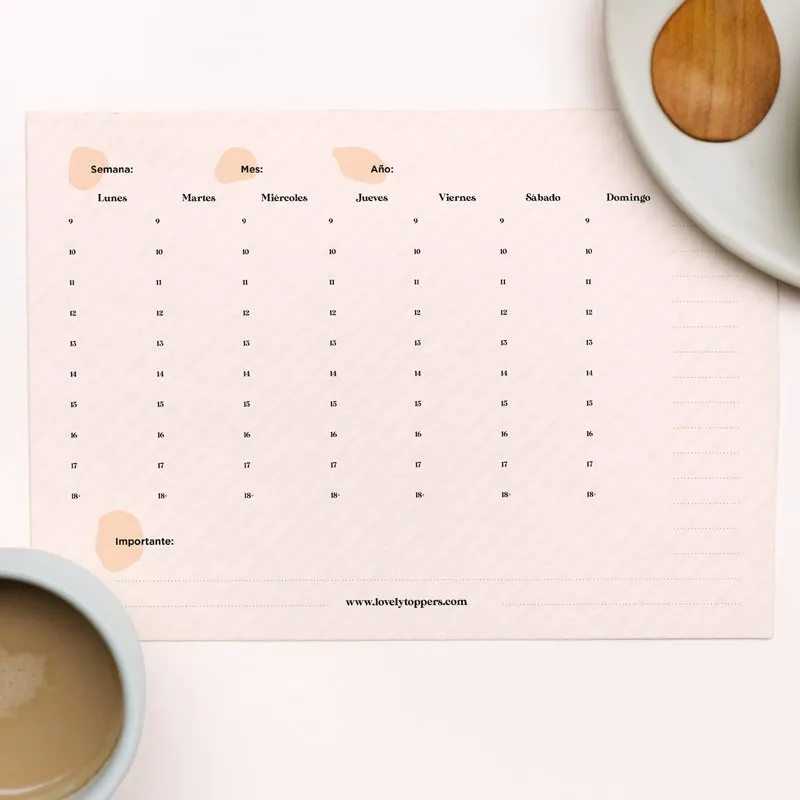 Lovely Planner semanal