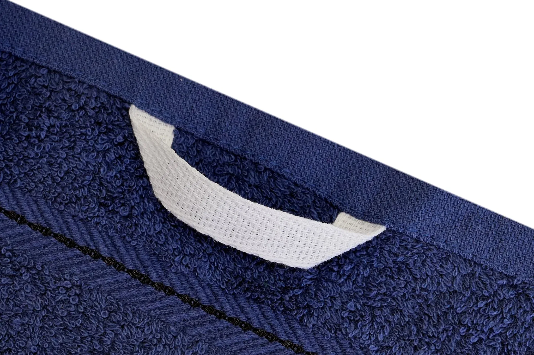 Toalla Liso De Baño 100% Algodón Con Diversas Medidas Azul Oscuro - Imagen 3