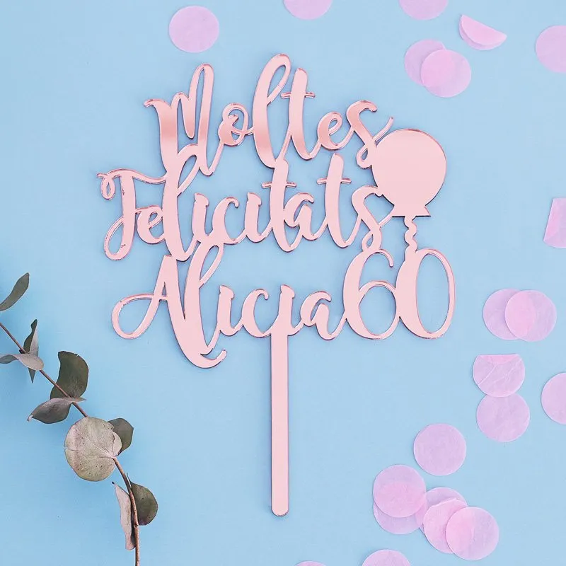 Topper personalizado 3 líneas - Imagen 3