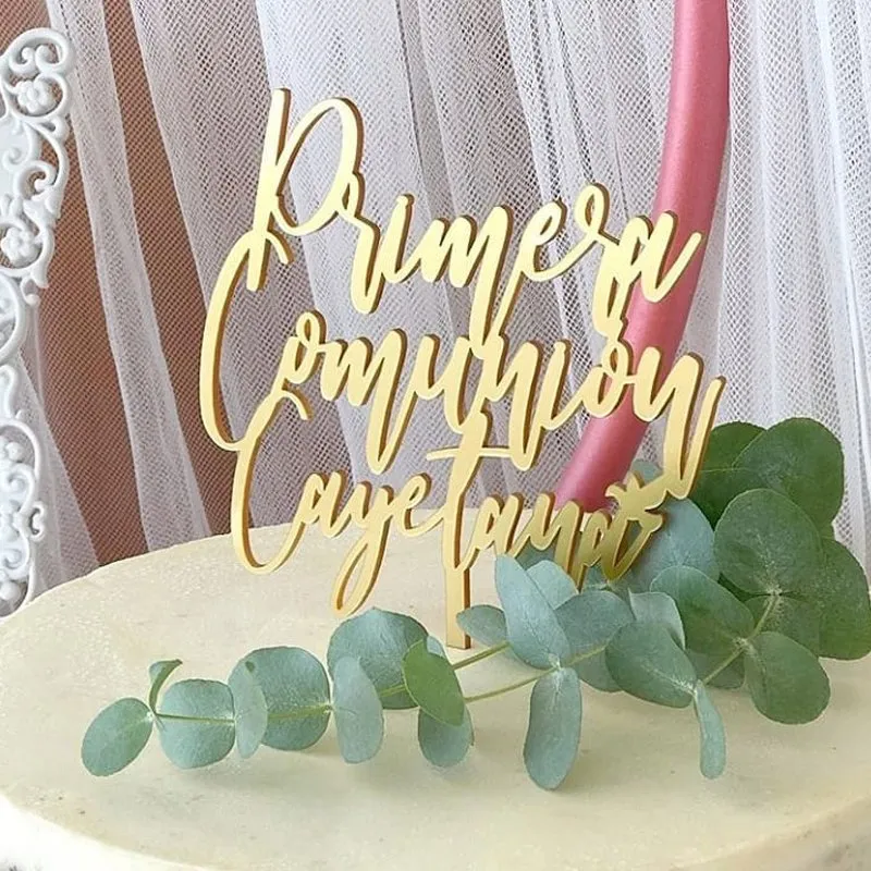 Topper personalizado primera comunión